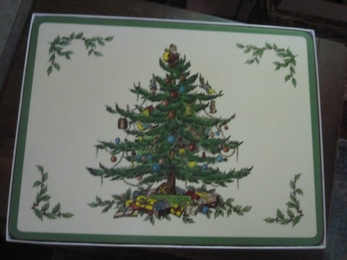 Spode christmas tree - tree, pimpernel