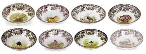 Spode woodland set eight - of,