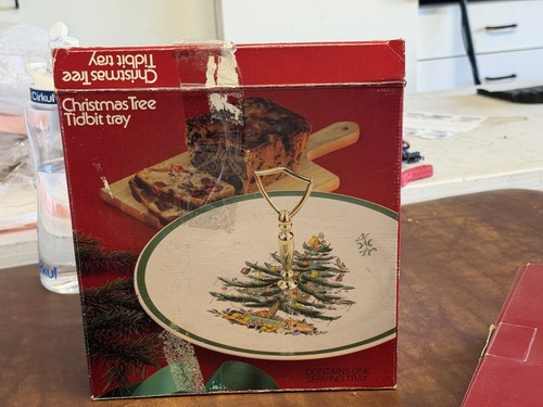 Vintage spode christmas tree - vintage,