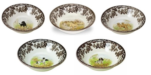 Spode woodland set five - of,