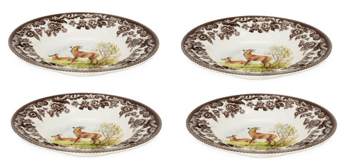 Spode woodland set four x - spode,