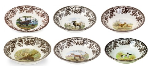 Spode woodland set six - spode,