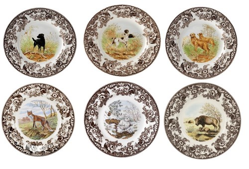 Spode woodland set - , 6